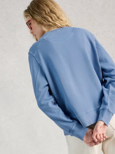 Load image into Gallery viewer, WHITE STUFF<BR>
Day Dreamer Sweatshirt<BR>
Blue<BR>