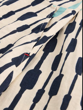 Load image into Gallery viewer, WHITE STUFF<BR>
Iris Linen Short Sleeve Dress<BR>
Ivory Multi<BR>