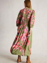 Load image into Gallery viewer, WHITE STUFF<BR>
Lucy Midi Dress<BR>
Green<BR>
