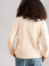 Load image into Gallery viewer, WHITE STUFF<BR>Nova Linen blend Cardigan<BR>Natural<BR>
