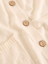 Load image into Gallery viewer, WHITE STUFF<BR>Nova Linen blend Cardigan<BR>Natural<BR>