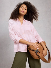 Load image into Gallery viewer, WHITE STUFF<BR>
Sophie Jacquard Shirt<BR>
Pink<BR>