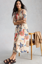 Load image into Gallery viewer, WHITE STUFF<BR>
Kate Midi Dress<BR>
Ivory<BR>