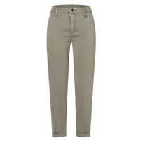 Load image into Gallery viewer, MAC JEANS<BR>
Chino Turn Up Women's Pants<BR>
Ivory, Navy<BR>