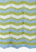 Load image into Gallery viewer, MORE AND MORE<BR>
Knit Jumper<BR>
Green/Blue<BR>