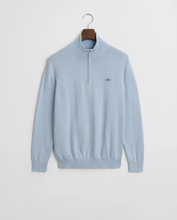 Load image into Gallery viewer, GANT<BR>
Cotton Half Zip Knit<BR>