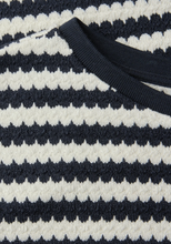 Load image into Gallery viewer, STREET ONE<BR>
Dropped Shoulder Knit Top<BR>
Brown, Navy, White<BR>