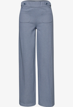 Load image into Gallery viewer, STREET ONE<BR>
Wide Leg Trousers<BR>
Blue<BR>