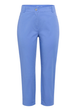 Load image into Gallery viewer, OLSEN<BR>
Crop Trousers<BR>
Blue<BR>