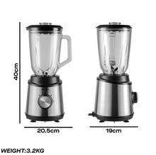 Load image into Gallery viewer, DAEWOO<BR>
Stainless Steel 800W Jug Blender<BR>