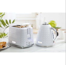 Load image into Gallery viewer, DAEWOO<BR>
Argyle 1.7L Kettle<BR>
White<BR>