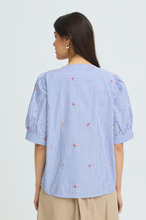 Load image into Gallery viewer, FRANSA<BR>
Bernie Top<BR>
Blue/White<BR>