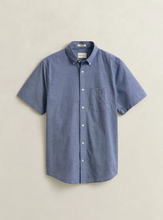 Load image into Gallery viewer, GANT<BR>
Classic Popline Short Sleeve Shirt<BR>
Light Blue, Pink, College Blue<BR>