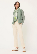 Load image into Gallery viewer, OLSEN<BR>
Linen Blend Crop Trousers<BR>
White<BR>