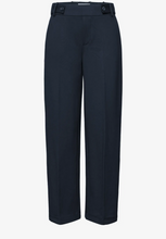 Load image into Gallery viewer, STREET ONE<BR>
Straight Leg Trousers<BR>
Navy<BR>