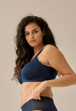 Load image into Gallery viewer, NATURANA<BR>
No Wire Padded Side Smoother Bra<BR>
Black, Navy<BR>