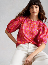 Load image into Gallery viewer, WHITE STUFF<BR>
Natalie Shell Top<BR>
Pink<BR>