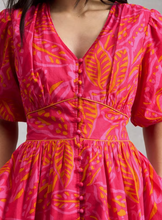 Load image into Gallery viewer, WHITE STUFF<BR>
Leela Midi Dress<BR>
Pink<BR>