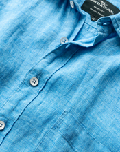 Load image into Gallery viewer, RODD AND GUNN<BR>
Palm Beach Short Sleeve Shirt<BR>
Cobalt<BR>