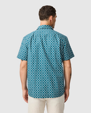 Load image into Gallery viewer, RODD AND GUNN<BR>
Crown Hill Short Sleeve Shirt<BR>
Royal, Bluestone<BR>