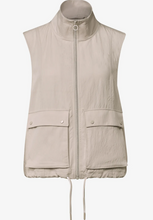 Load image into Gallery viewer, STREET ONE<BR>
Vest Jacket<BR>
Sand<BR>