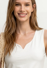 Load image into Gallery viewer, STREET ONE<BR>
Basic Top with Heart Neckline<BR>
White, Black<BR>