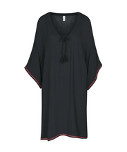 Load image into Gallery viewer, TRIUMPH<BR>
Beach Kaftan<BR>
Black<BR>