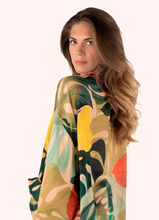 Load image into Gallery viewer, POWDER<BR>
Kimono Exotic Leaves<BR>
Green<BR>