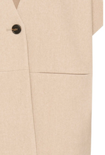 Load image into Gallery viewer, FRANSA<BR>
Framelie Waistcoat<BR>
Stone<BR>