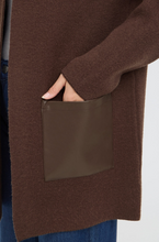 Load image into Gallery viewer, FRANSA<BR>
Gia Cardigan 2<BR>
Brown<BR>