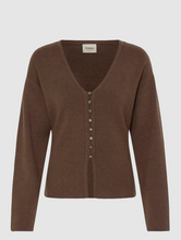 Load image into Gallery viewer, FRANSA<BR>
Vera Cardigan<BR>
Brown<BR>