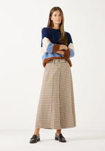 Load image into Gallery viewer, MORE AND MORE<BR>
Check Culotte<BR>
Cream<BR>
