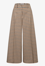 Load image into Gallery viewer, MORE AND MORE<BR>
Check Culotte<BR>
Cream<BR>