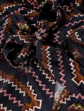 Load image into Gallery viewer, WHITE STUFF<BR>
Kalia Short Dress<BR>
Brown Navy Multi<BR>