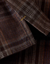 Load image into Gallery viewer, WHITE STUFF<BR>
Lana Check Cord Top<BR>
Brown Multi<BR>