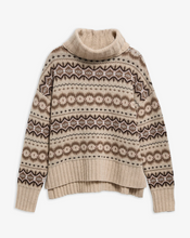 Load image into Gallery viewer, BARBOUR<BR>
Helen Fair Isle Roll Neck Jumper<BR>
Birch<BR>
