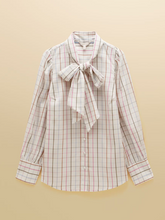 Load image into Gallery viewer, JOULES<BR>
Tabby Cream Tattersall Check Blouse<BR>
Cream<BR>