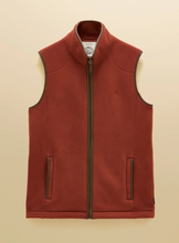 Load image into Gallery viewer, JOULES<BR>
Heritage Fleece Gilet<BR>
Brick<BR>