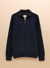 Load image into Gallery viewer, JOULES<BR>
Hillside Quarter Zip Sweater<BR>
Navy<BR>