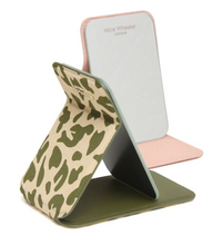 Load image into Gallery viewer, ALICE WHEELER<BR>
Mini Folding Mirror<BR>
Leopard<BR>