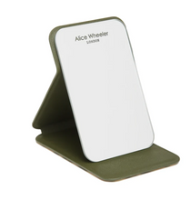 Load image into Gallery viewer, ALICE WHEELER<BR>
Mini Folding Mirror<BR>
Olive Leoopard<BR>