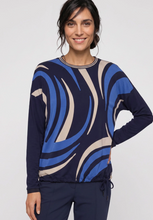 Load image into Gallery viewer, OLSEN<BR>
Wave T-Shirt<BR>
Ink<BR>