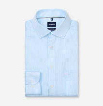 Load image into Gallery viewer, OLYMP<BR>
Luxor Business Shirt<BR>
Blue, Navy<BR>