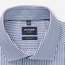 Load image into Gallery viewer, OLYMP<BR>
Luxor Business Shirt<BR>
Blue, Navy<BR>