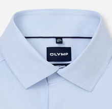 Load image into Gallery viewer, OLYMP<BR>
Long Sleeve Modern Shirt<BR>
White, Blue<BR>