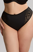 Load image into Gallery viewer, PANACHE<BR>
Sophia Brazillian Brief<BR>
Black<BR>