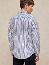 Load image into Gallery viewer, WHITE STUFF<BR>
Bruton Slim Oxford Shirt<BR>
White Print<BR>