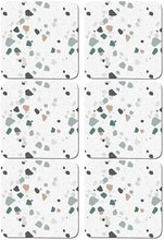 Load image into Gallery viewer, DENBY <BR>
Elements Terrazzo Effect Coasters - Set Of 6 <BR>
Neutral <BR>