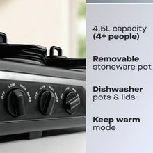 Load image into Gallery viewer, DAEWOO <BR>
Triple Slow Cooker <BR>
3 x 1.5L cookers <BR>