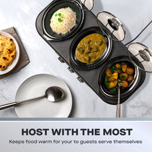 Load image into Gallery viewer, DAEWOO <BR>
Triple Slow Cooker <BR>
3 x 1.5L cookers <BR>